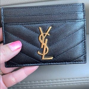 YSL card holder
